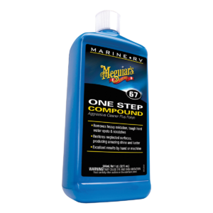 Meguiars M6701 Marine/RV One Step Compound, 1 gal Can, High Gloss Creamy White, Liquid