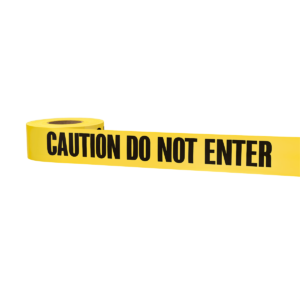 Milwaukee Tool 1000 ft. Premium Yellow Barricade Tape - Caution Do Not Enter