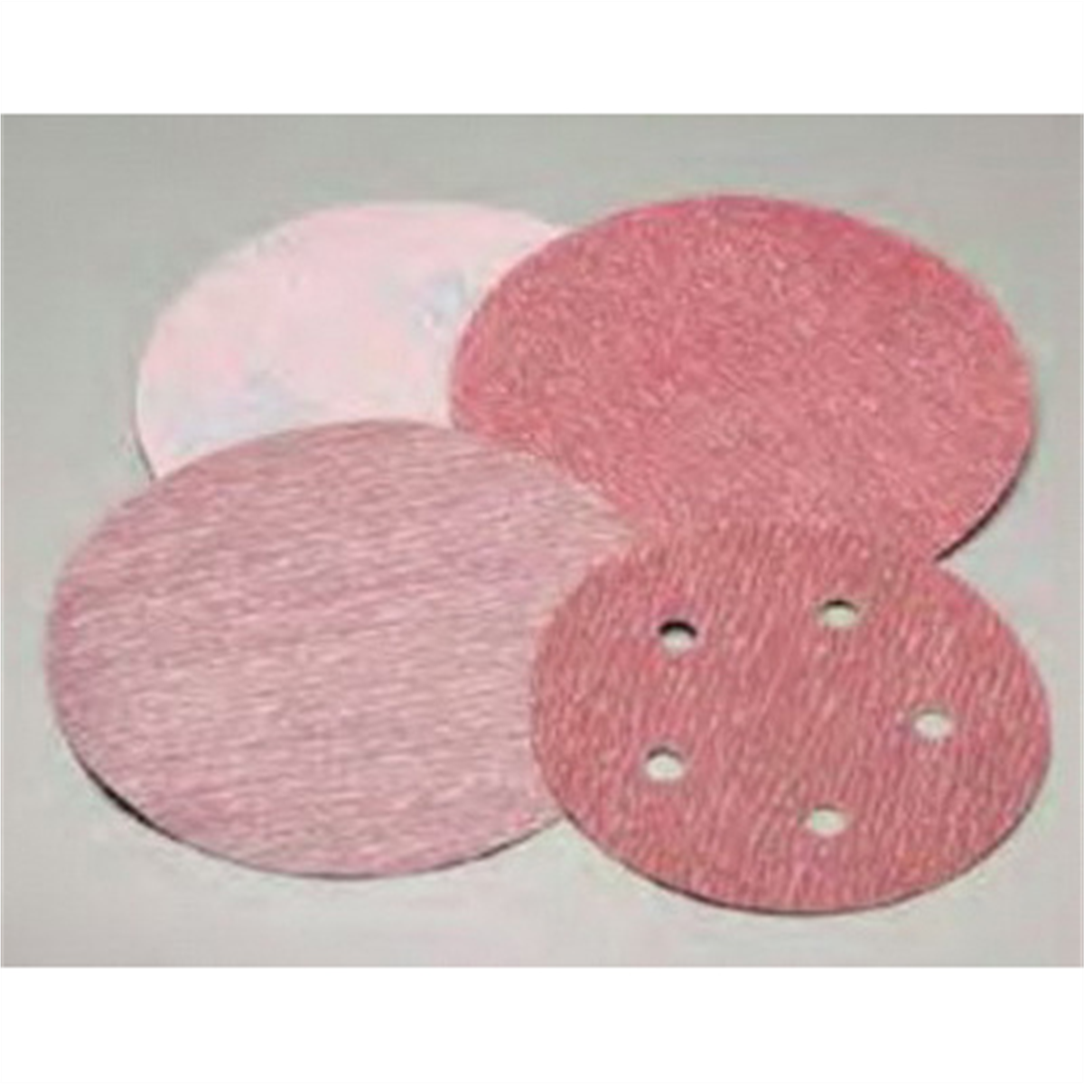 Carborundum Abrasives Carbo Premier Red 70019 Dri-Lube Grip-On Sanding Disc, 3 in, P80 Grit, Aluminum Oxide