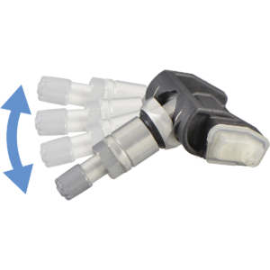 Schrader Programmable TPMS EZ-sensor with Adjutable Aluminum Clamp-in Valve and Aluminum Nut - 12 Pack
