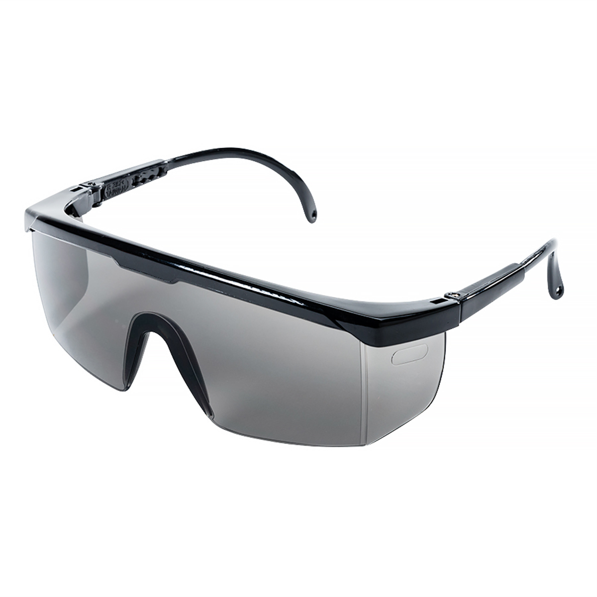 Sellstrom Safety Glasses - Sebring Series - Smoke Lens - Black Frame - Hard Coated
