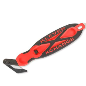 Uline Deluxe Klever X-Change Cutter - Single-Sided, Red
